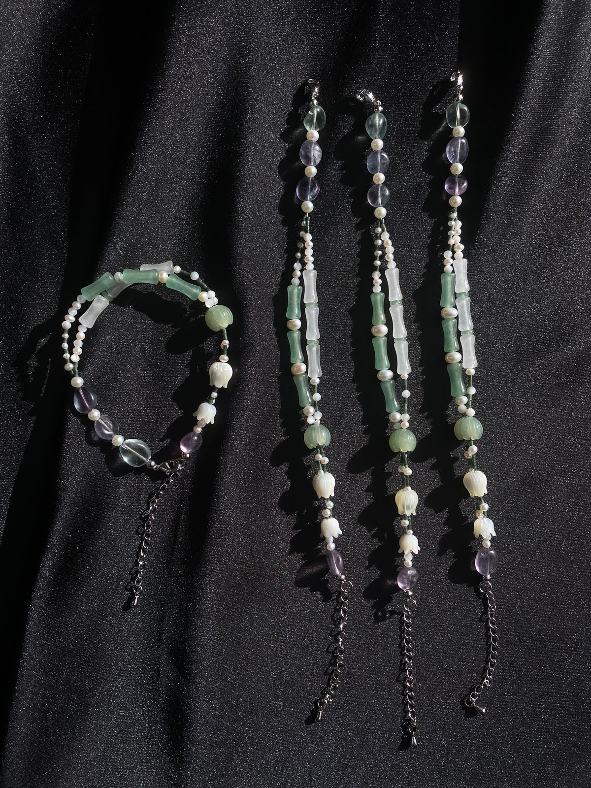 Bamboo& Lily of the Valley Bracelet