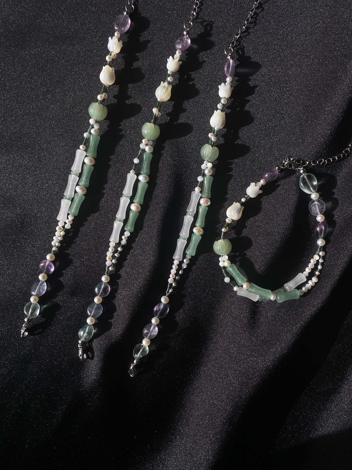 Bamboo& Lily of the Valley Bracelet