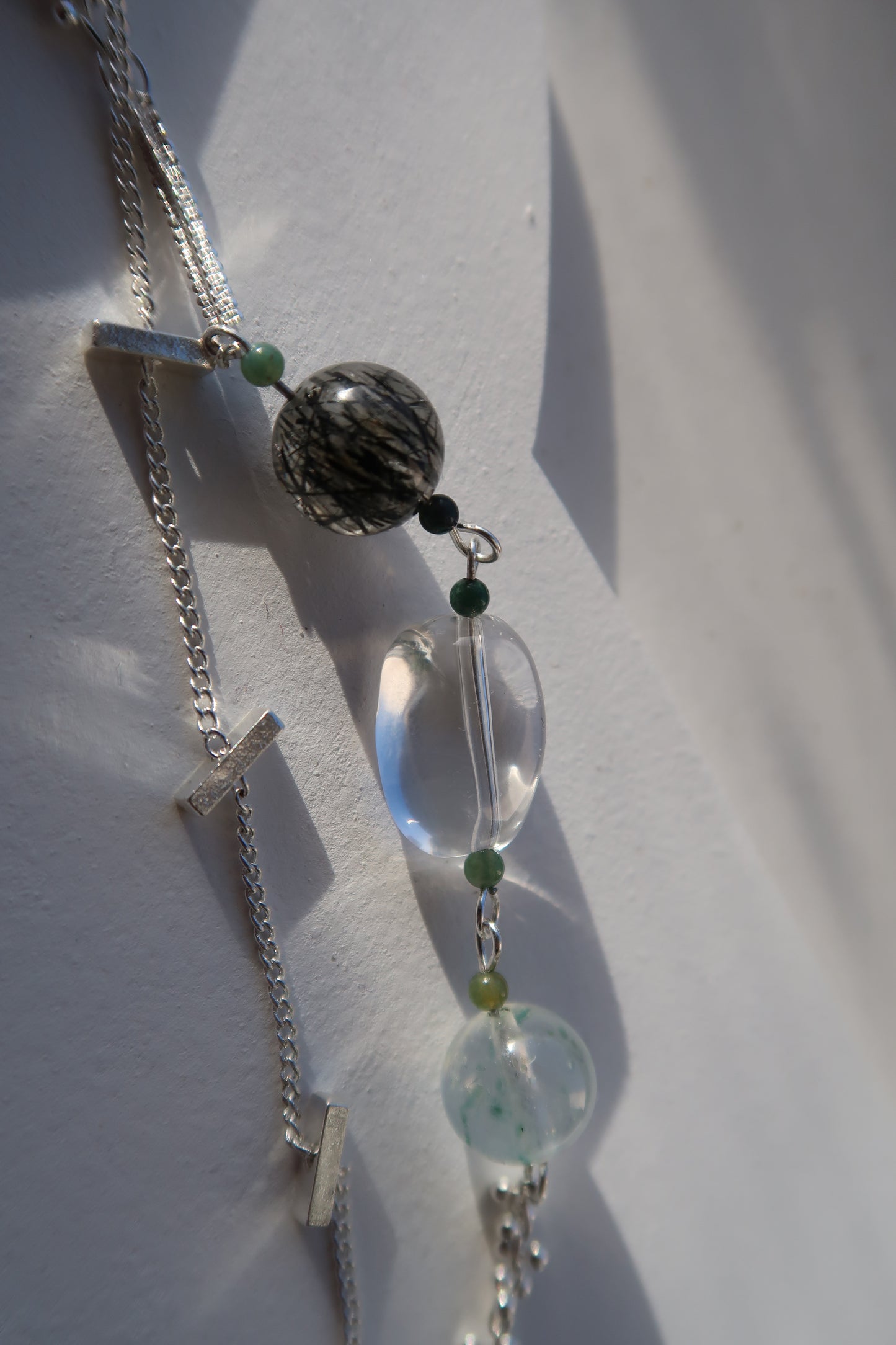 "A World of Its Own" Taihu Stone Necklace