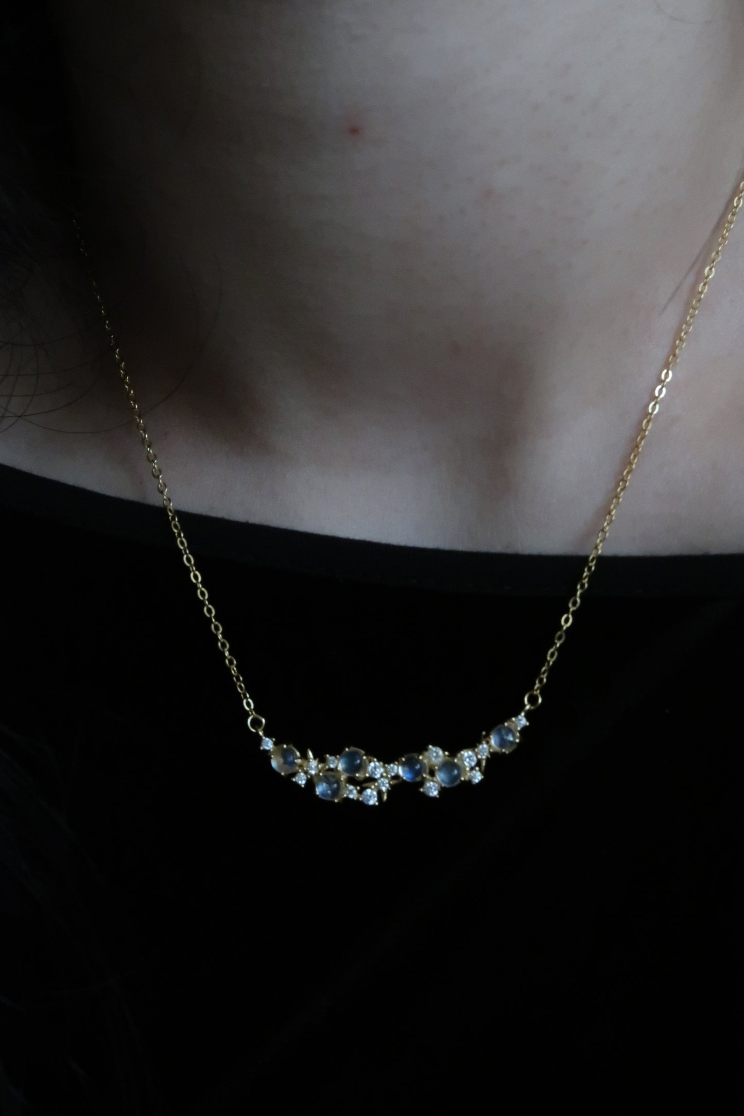 Moonstone Milkyway Necklace